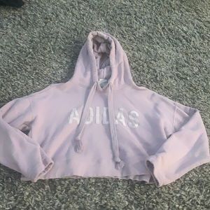 Cropped adidas sweatshirt